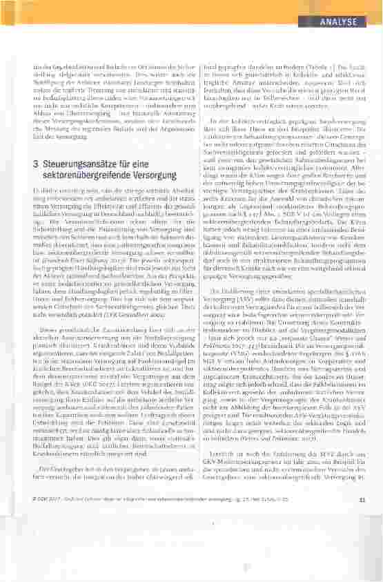 Vorschauseite 5: Wege zur integrierten und sektorenübergreifenden Versorgung