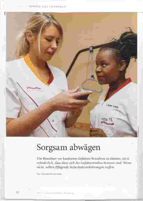 Vorschauseite 1: Sorgsam abwägen