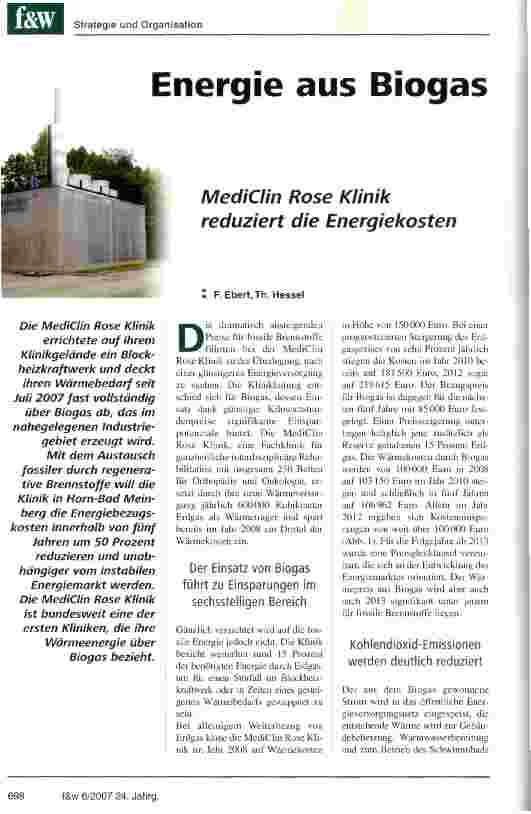 Vorschauseite 1: Energie aus Biogas