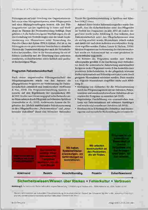Vorschauseite 3: Die Analyse unerwünschter Ereignisse als Beitrag zur Sicherheitskultur im Kontext der Praxisentwicklung