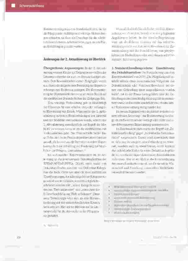 Vorschauseite 5: Die 2. Aktualisierung des Expertenstandards Dekubitusprophylaxe