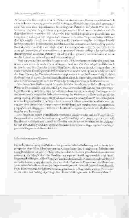 Vorschauseite 3: Selbstbestimmung und Demenz Herausforderung für die Behandlung dementer Patientenim Krankenhaus