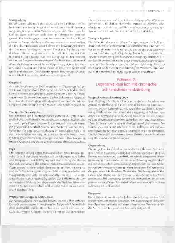 Vorschauseite 2: Fallbeispiele einer erfolgreichen Yoga-Therapie