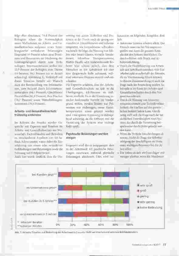 Vorschauseite 2: Gefährdungen und Belastungen in der Arbeitswelt von morgen
