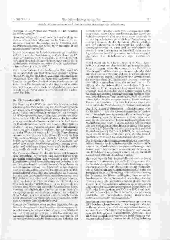 Vorschauseite 3: Arbeitsassistenz und Werkstätte für Menschen mit Behinderung