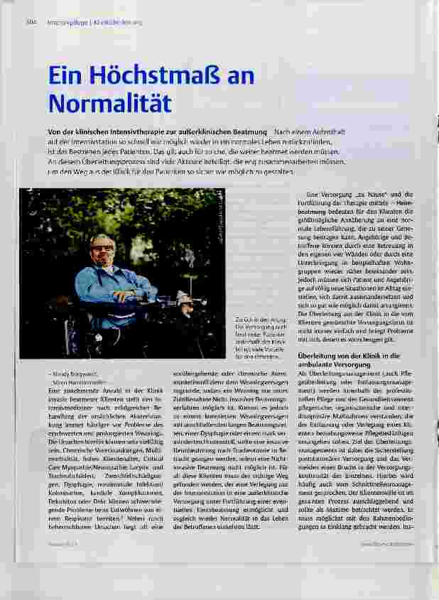 Vorschauseite 1: Ein Höchstmaß an Normalität