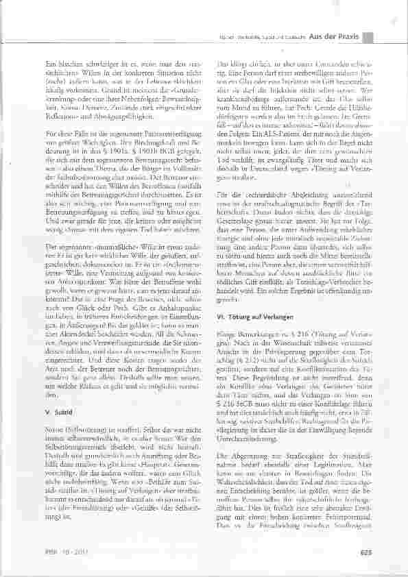 Vorschauseite 4: Sterbehilfe, Suizid und Strafrecht