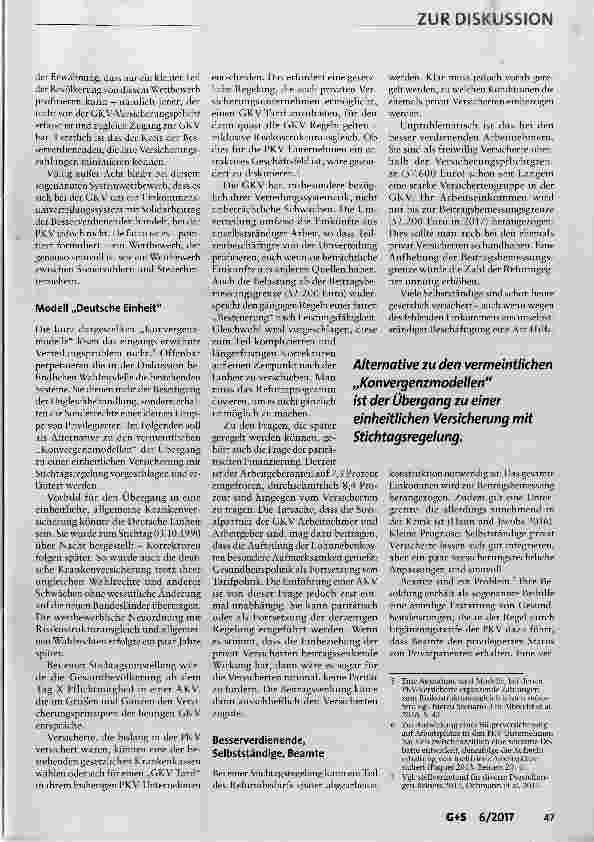 Vorschauseite 4: AKV pronto! Eine Streitschrift zur sofortigen Einführung einer Allgemeinen Krankenversicherung (AKV)*