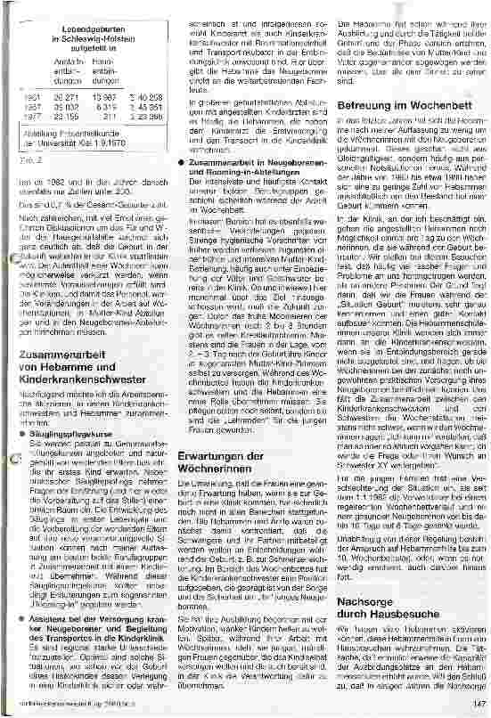 Vorschauseite 2: Die Zusammenarbeit zwischen Hebamme und Kinderkrankenschwester