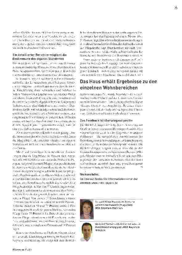 Vorschauseite 3: Der Pflegequalitätstest