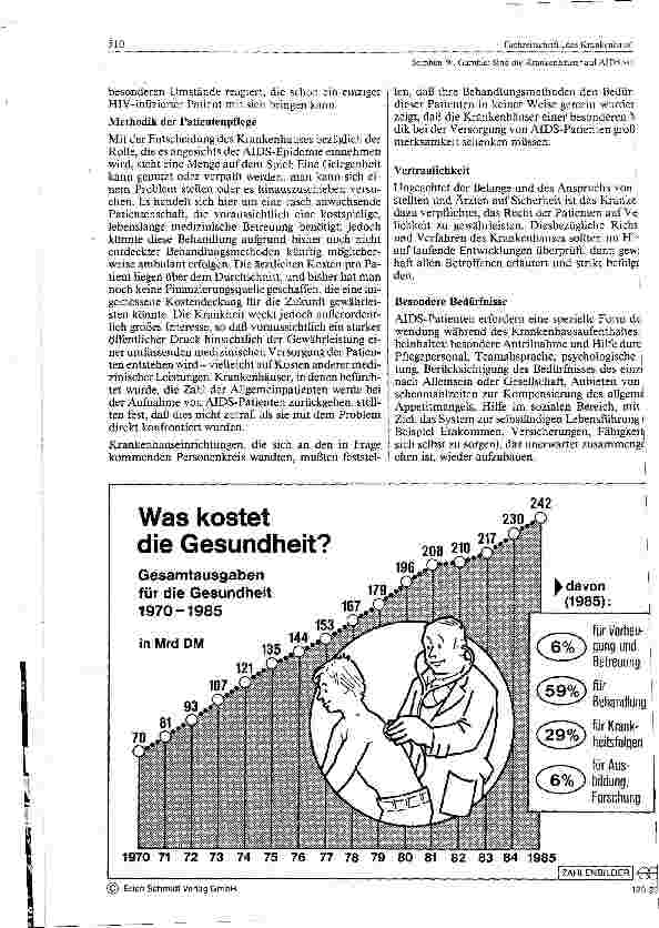 Vorschauseite 4: Sind die Krankenhäuser auf AIDS vorbereitet?