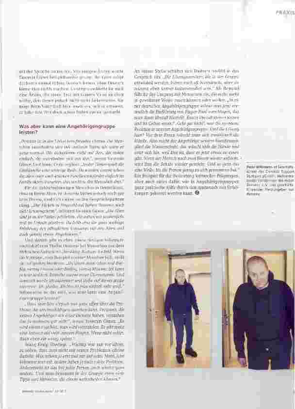 Vorschauseite 2: Eine Angehörigengruppe in Bottrop