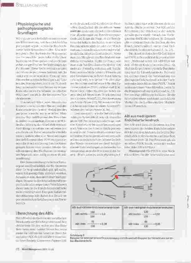 Vorschauseite 3: Ankle-Brachial-Index (ABI) Köchelarteriendruckmessung