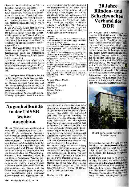 Vorschauseite 5: Therapeutische Anwendungsmöglichkeiten für Kontaktlinsen