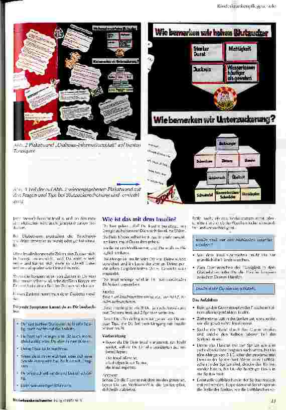 Vorschauseite 2: Informationsposter Diabetes bei Kindern