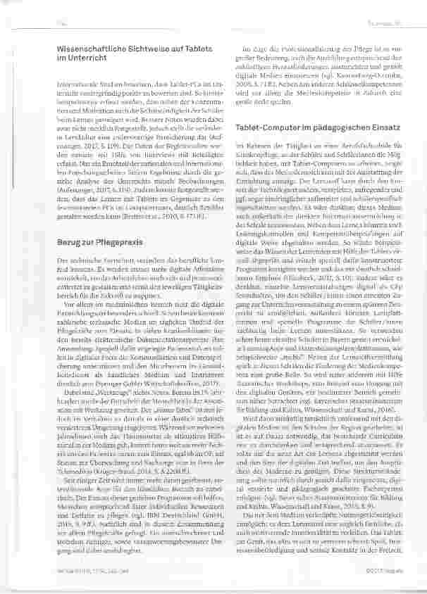 Vorschauseite 2: Tablet-Computer als Medium in der Pflegepädagogik