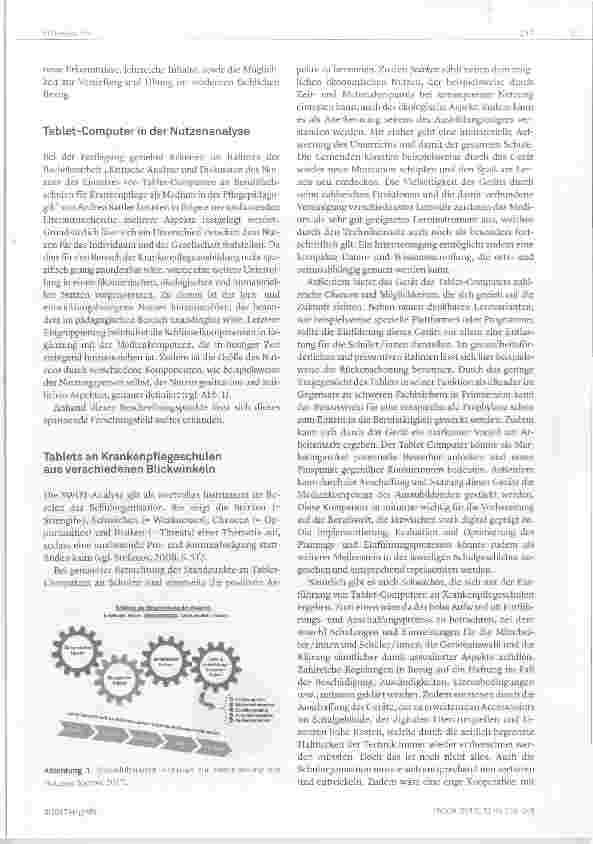 Vorschauseite 3: Tablet-Computer als Medium in der Pflegepädagogik
