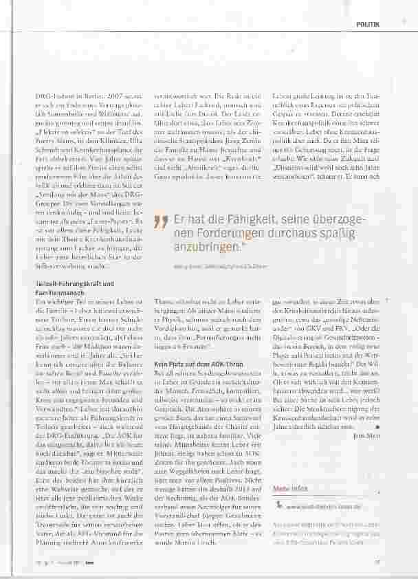 Vorschauseite 4: Der GKV-Entertainer