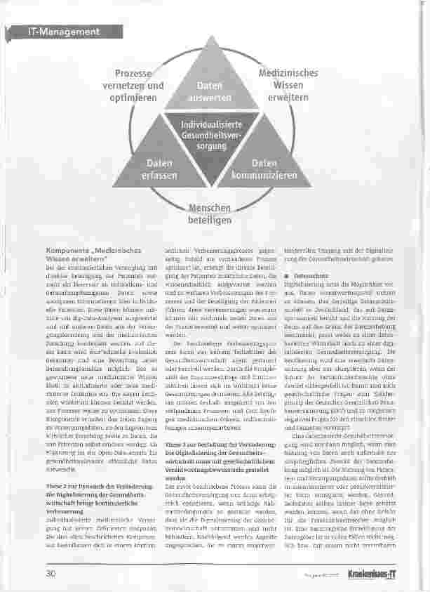 Vorschauseite 2: Grünbuch „Digitalisierung der Gesundheitswirtschaft