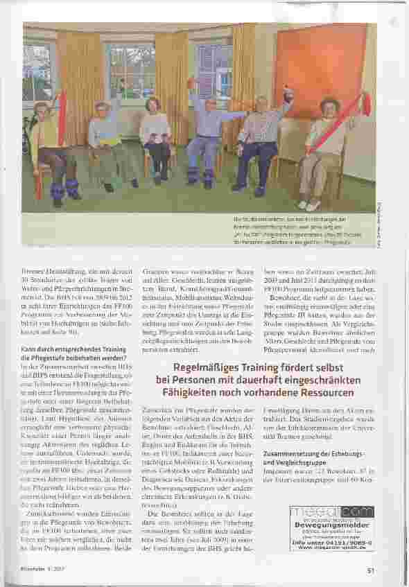 Vorschauseite 2: Für Prävention ist es nie zu spät