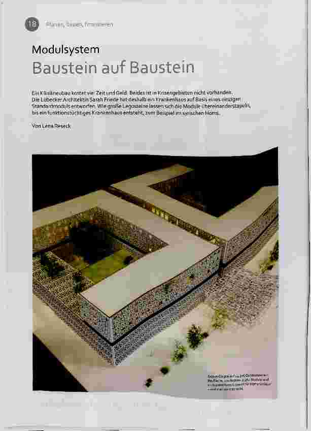 Vorschauseite 1: Baustein auf Baustein