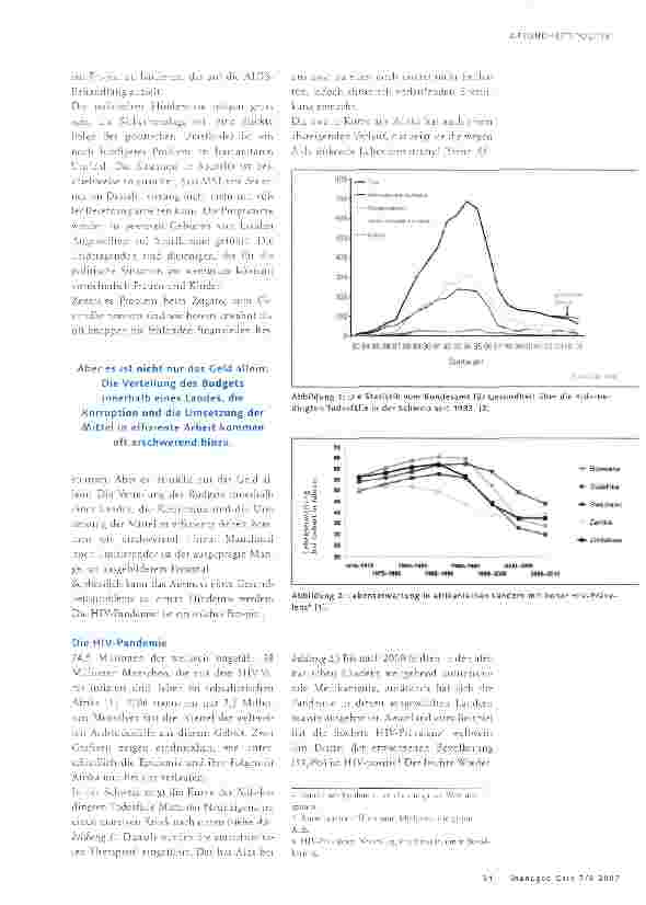 Vorschauseite 2: Unser soziales Gesundheitswesen und die Dritte Welt