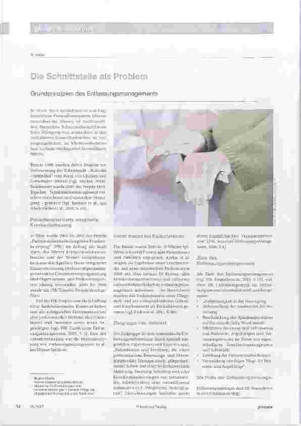 Vorschauseite 1: Die Schnittstelle als Problem