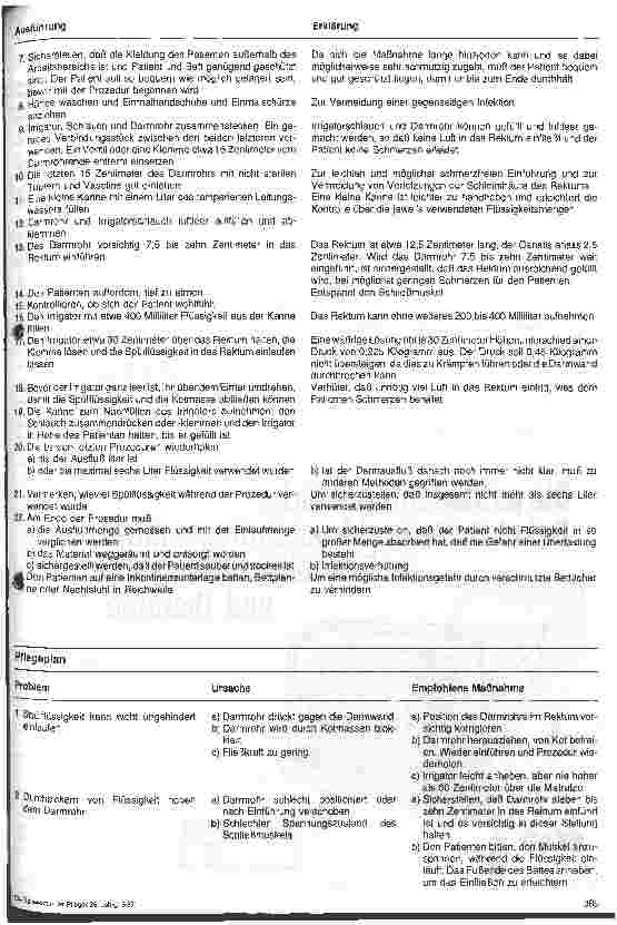 Vorschauseite 4: Stationshandbuch- Klinische Krankenpflege 2. Folge: Unterstützung der Darmtätigkeit (2)