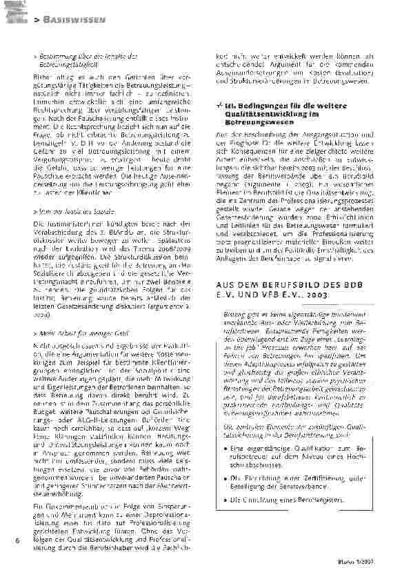 Vorschauseite 4: Qualitätsentwicklung im Betreuungswesen