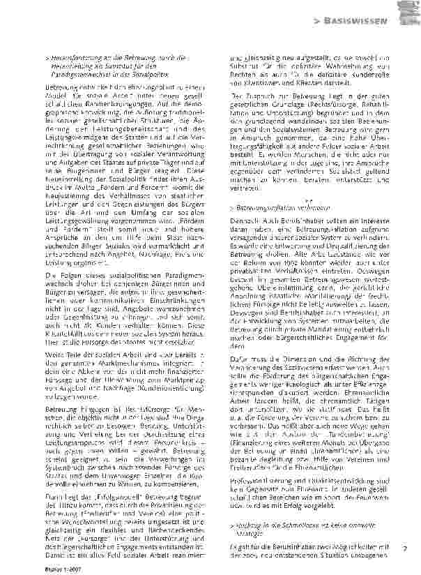 Vorschauseite 5: Qualitätsentwicklung im Betreuungswesen