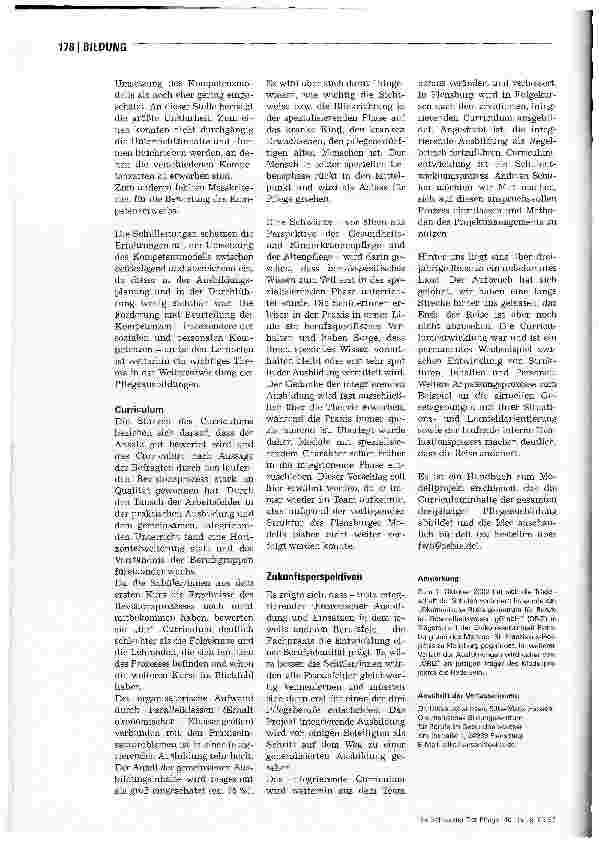 Vorschauseite 3: Die integrierende Ausbildung soll Regelbetrieb werden