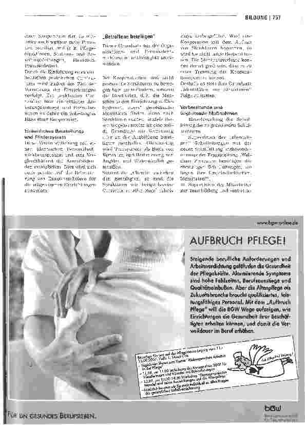 Vorschauseite 4: Zusammenschluss mit Hindernissen