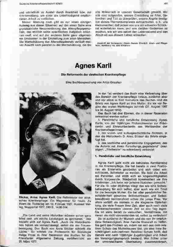 Vorschauseite 1: Buchbesprechung von Antje Grauhan
