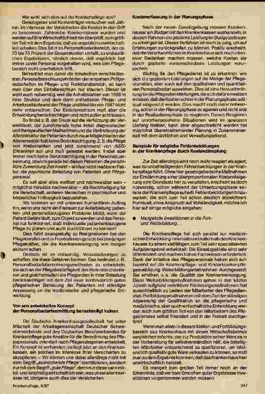 Vorschauseite 2: Die Auswirkungen gesundheitspolitischer Entscheidungen auf die Krankenpflege