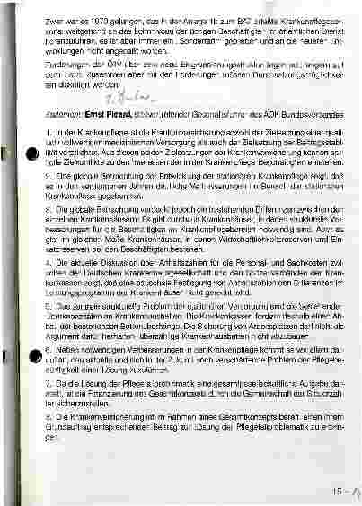 Vorschauseite 2: Krankenpflege - Stiefkind der Politik Steigernde Anforderungen-unzureichende Anhaltszahlen-niedriger Lohn