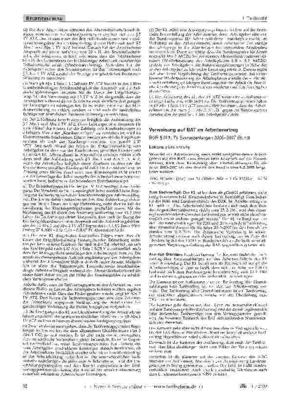 Vorschauseite 2: Altersteilzeit - Aufstockungsleistungen bei Arbeitsunfähigkeit