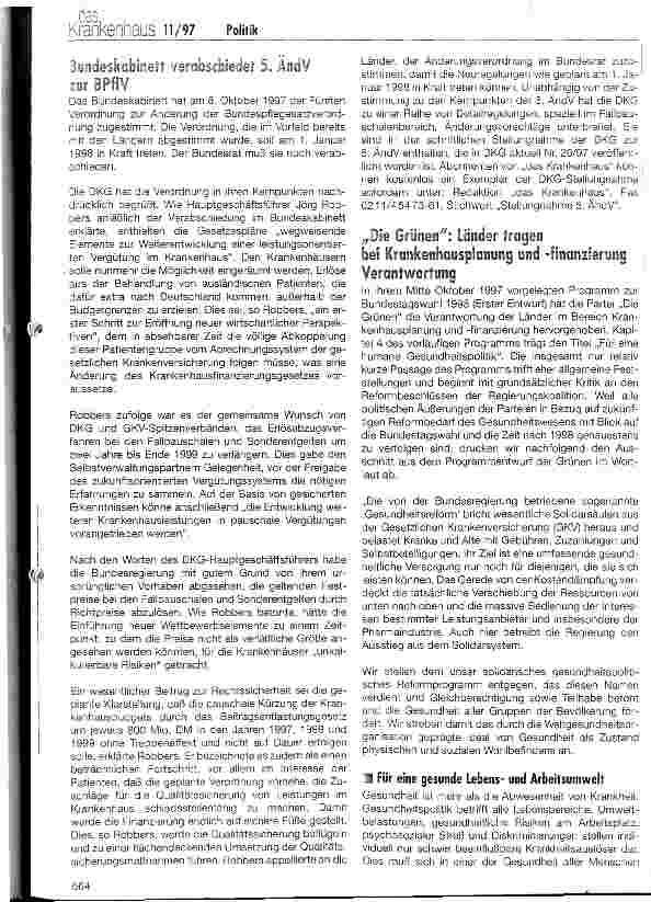 Vorschauseite 2: Vorausschätzung der Veränderungsraten der Kasseneinnahmen Kassen, PKV und DKG vereinbaren Veränderungsraten für 1998