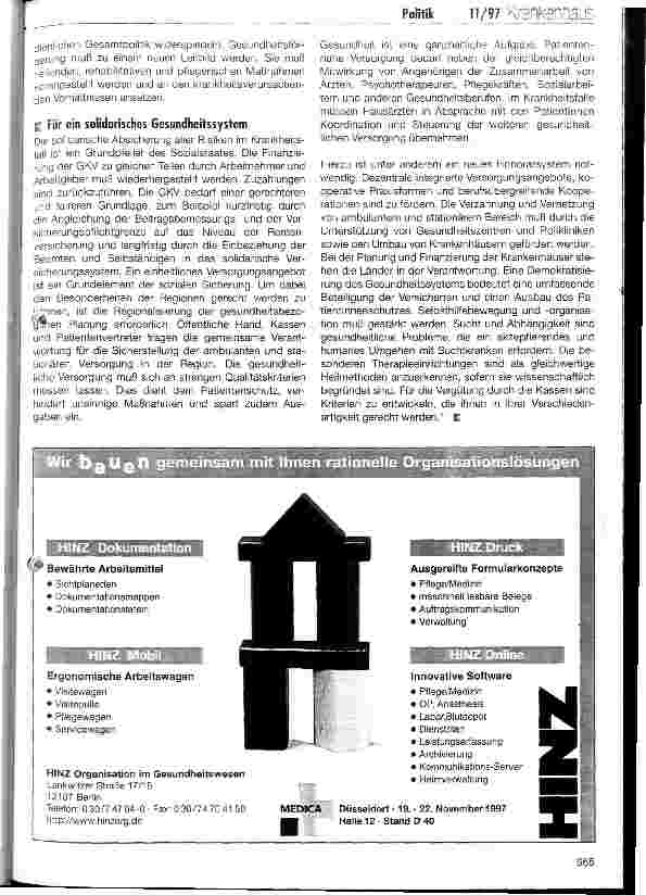 Vorschauseite 3: Vorausschätzung der Veränderungsraten der Kasseneinnahmen Kassen, PKV und DKG vereinbaren Veränderungsraten für 1998