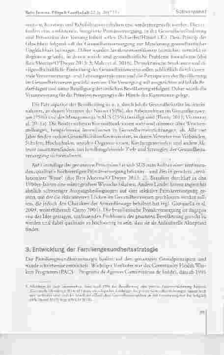 Vorschauseite 5: Familiengesundheitsstrategie in Brasilien Profilierung der Pflege in der Primärversorgung