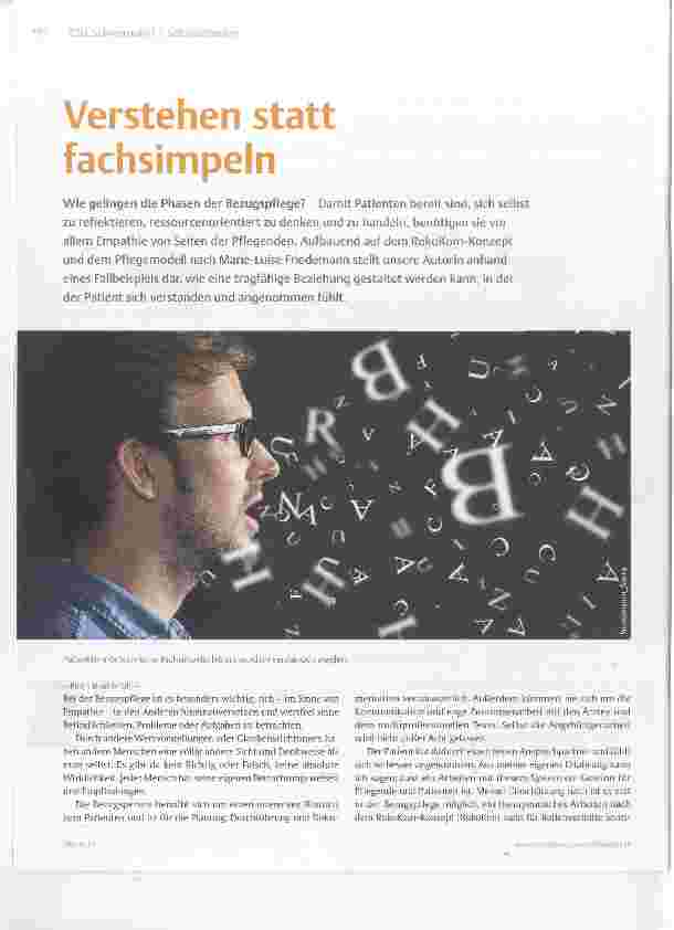Vorschauseite 1: Verstehen statt fachsimpeln