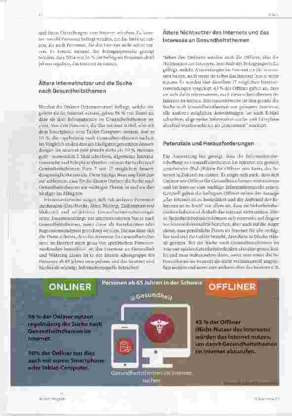 Vorschauseite 2: Gesundheitsthemen im Internet suchen etwas für ältere Menschen?