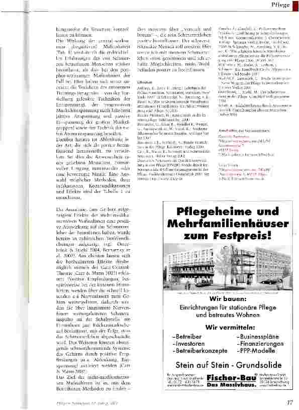 Vorschauseite 3: Schmerzlinderung - eine Herausforderung für Pflegende