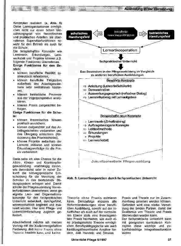 Vorschauseite 6: Vernetzung betrieblicher und schulischer Handlungsfelder