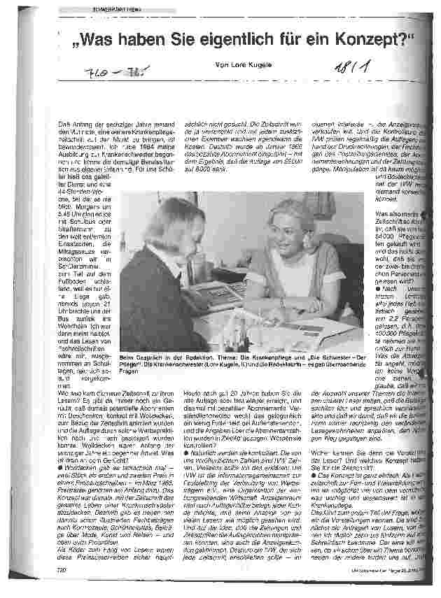 Vorschauseite 1: Was haben Sie eigentlich für ein Konzept?