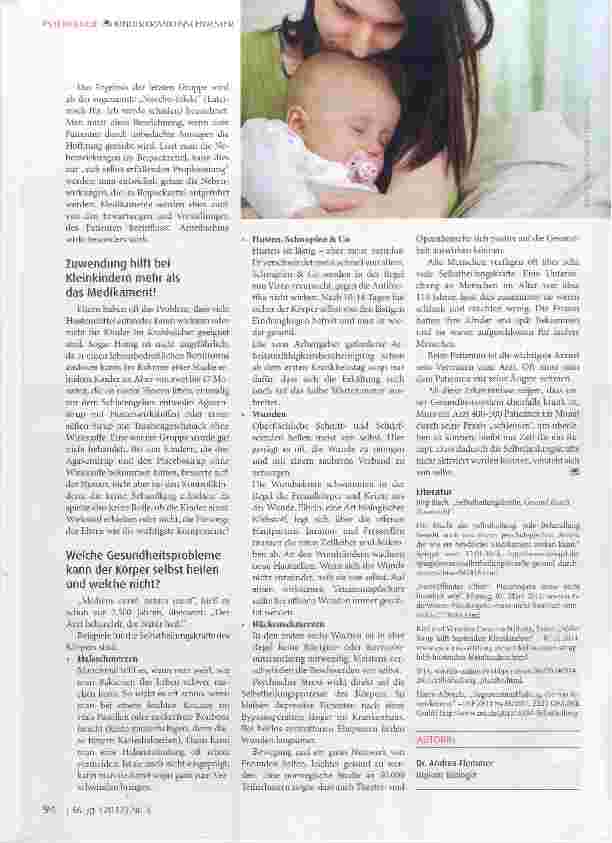Vorschauseite 4: Placebo-Effekt und Selbstheilungskräfte: Wie viele Krankheiten heilt der Körper selbst?