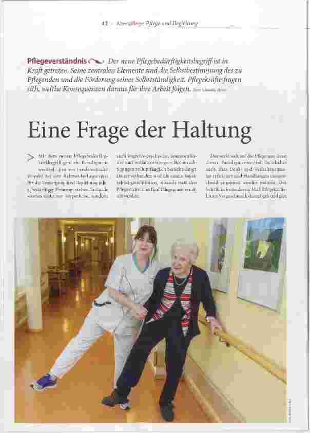 Vorschauseite 1: Eine Frage der Haltung