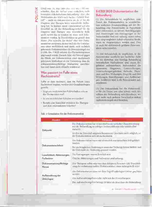 Vorschauseite 2: Dokumentation ist Pflicht! Oder?