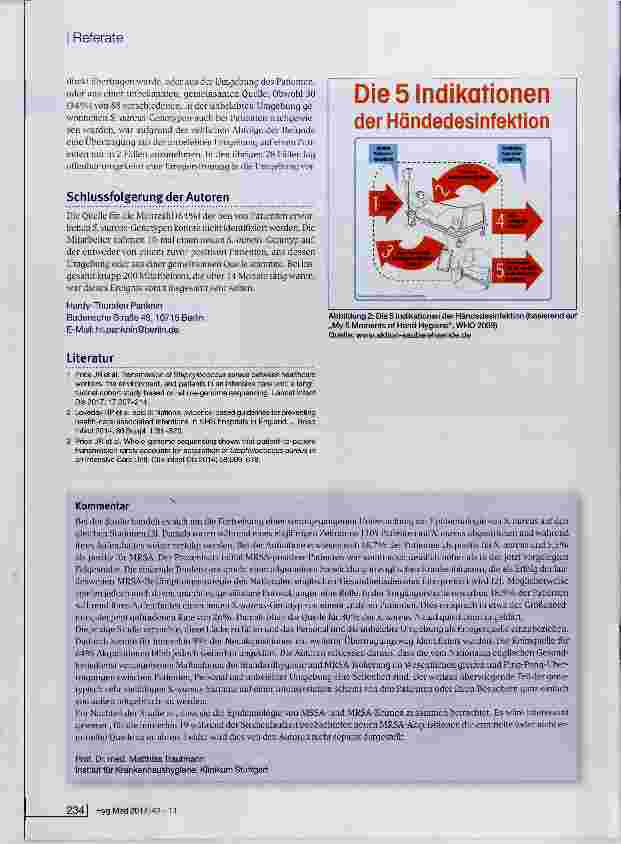 Vorschauseite 3: Staphylococcus-aureus-Infektionen auf der Intensivstation: Woher kommen die Erreger?