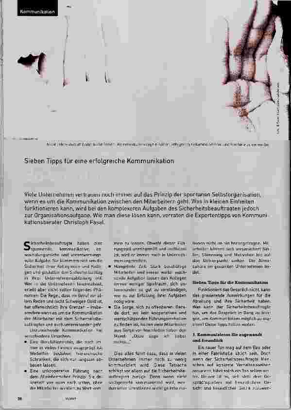 Vorschauseite 1: So werden Sie gehen!