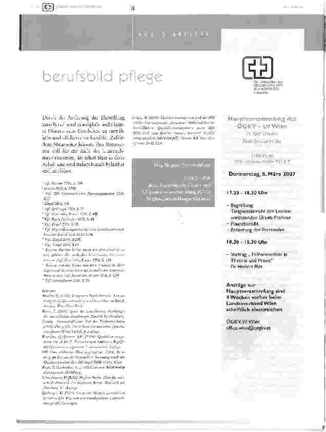 Vorschauseite 3: Die Neuorientierung des Berufsbildes Pflege im Dienstleistungssektor